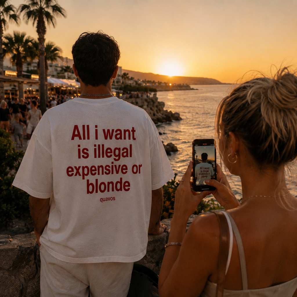Oversized Tee - Illegal, Expensive or Blond