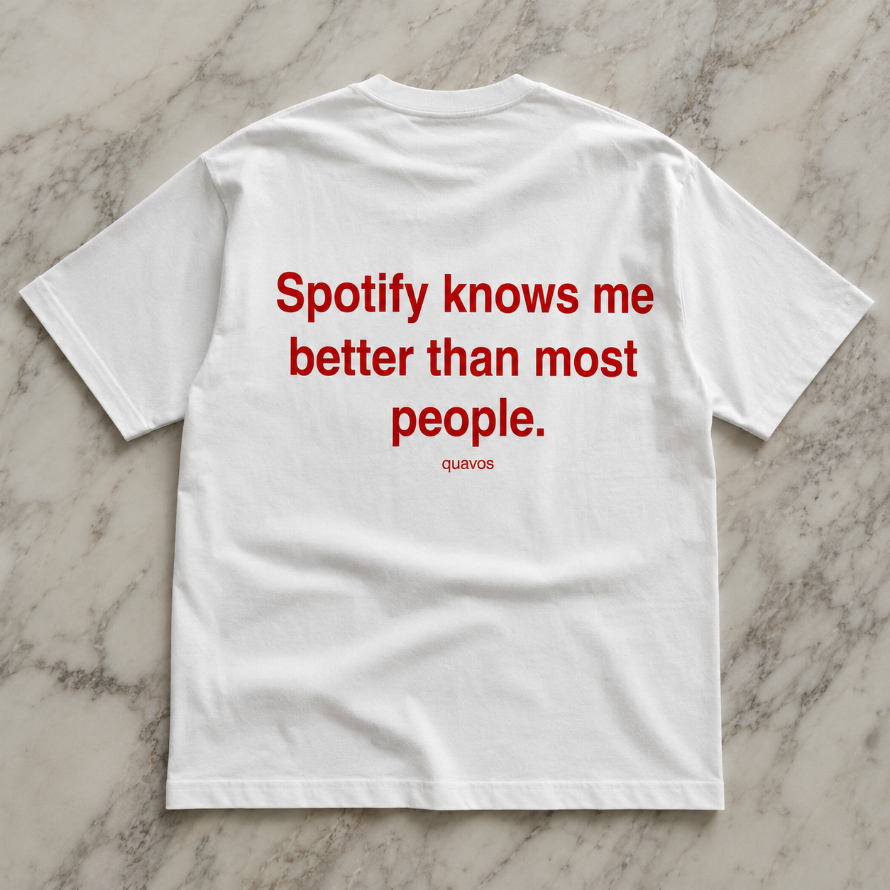 Oversized Tee - Spotify knows me better