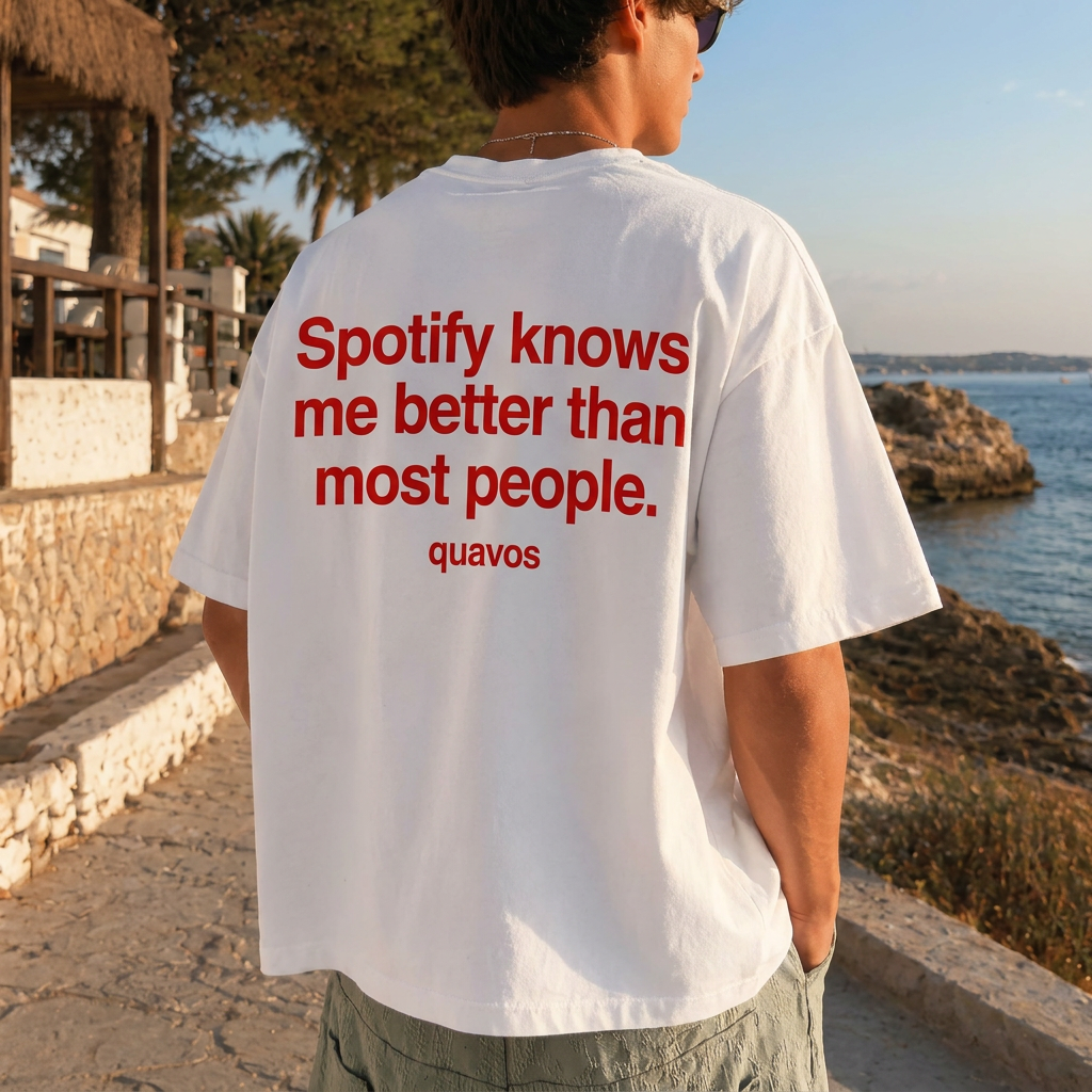 Oversized Tee - Spotify knows me better